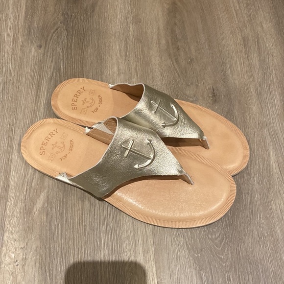 SPERRY Seaport Leather Sandal - Silver - Picture 3 of 7